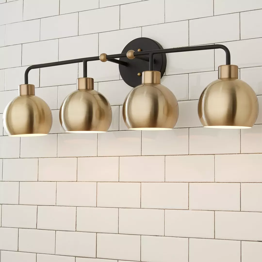 Young House Love Bubble Vanity Light - 4 Light - 图片 3